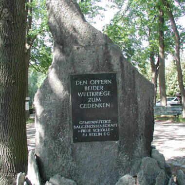 Kriegsopferdenkmal der Baugenossenschaft „Freie Scholle“