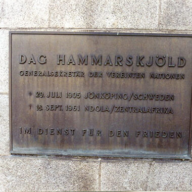 Denkmal für Dag Hammarskjöld