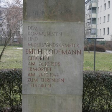 Denkmal für Erich Lodemann