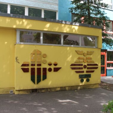 Eingangsgestaltung Tiermotive