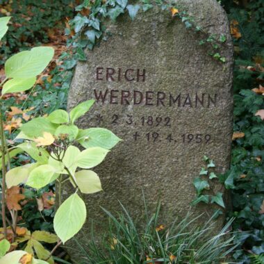 Grabmal Erich Werdermann