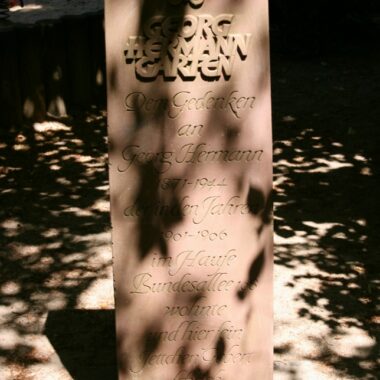 Erinnerungsstele für Georg Herrmann