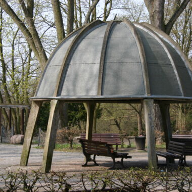 Pavillon mit Sternenglaskuppel
