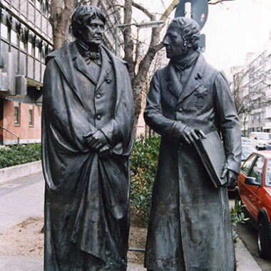 Standbilder Peter Beuth und Wilhelm von Humboldt